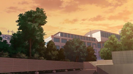 Heartwarming scene at the school gate